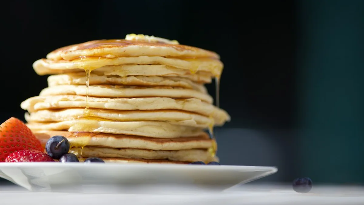Recette pancake yaourt : Pancakes au yaourt Marmiton